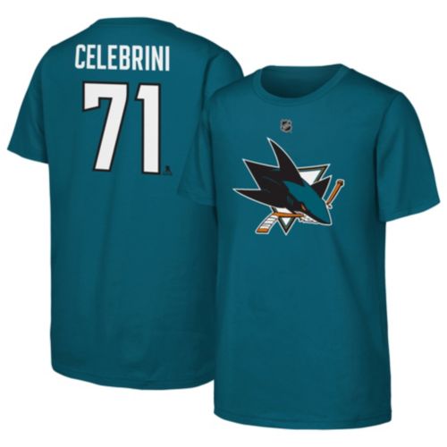 NHL Girls' San Jose Sharks Black Embro Drip Boxy T-Shirt | Dick's