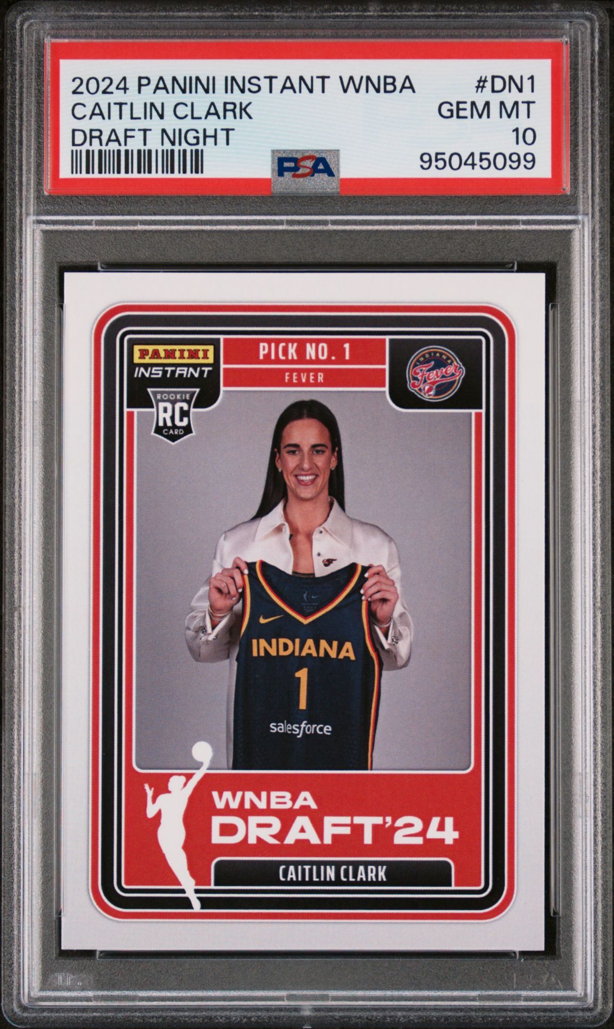 2024 Panini Instant WNBA Draft Night DN1 Caitlin Clark PSA 10 product image
