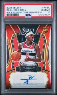 2023 Panini Select Rookie Signatures Rsbil Bilal Coulibaly Red