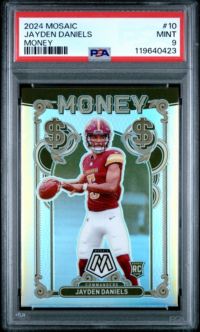 2024 Panini Mosaic Money 10 Jayden Daniels PSA 9 | Dick's Sporting