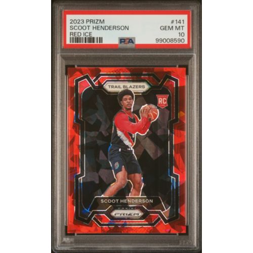2024 Panini Select 73 Alexandre Sarr Light Blue Prizm PSA 10