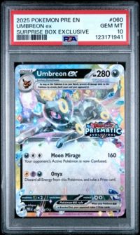 mega umbreon pokemon card Pokmon Game 30th CELEBRATION Premium Deck Set Espeon & Umbr Encased in a durable acrylic holder to highlight the vibrant artwork of this fan 2025 Pokemon Pre En-Prismatic Evolutions