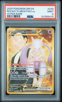 2025 Pokemon Dri En-Destined Rivals 240 Team Rocket'S Mewtwo Ex