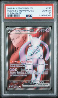 2025 Pokemon Dri En-destined Rivals 213 Team Rocket's Mewtwo Ex
