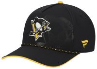 NHL Adult Pittsburgh Penguins Black 2026 Draft A-Frame Snapback