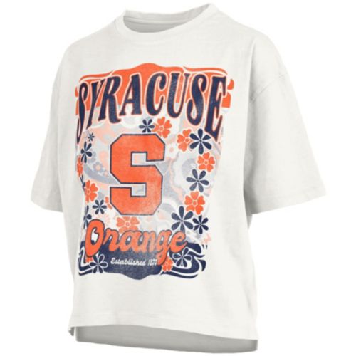 Colosseum Women's Syracuse Orange Orange Crewneck Sweatshirt