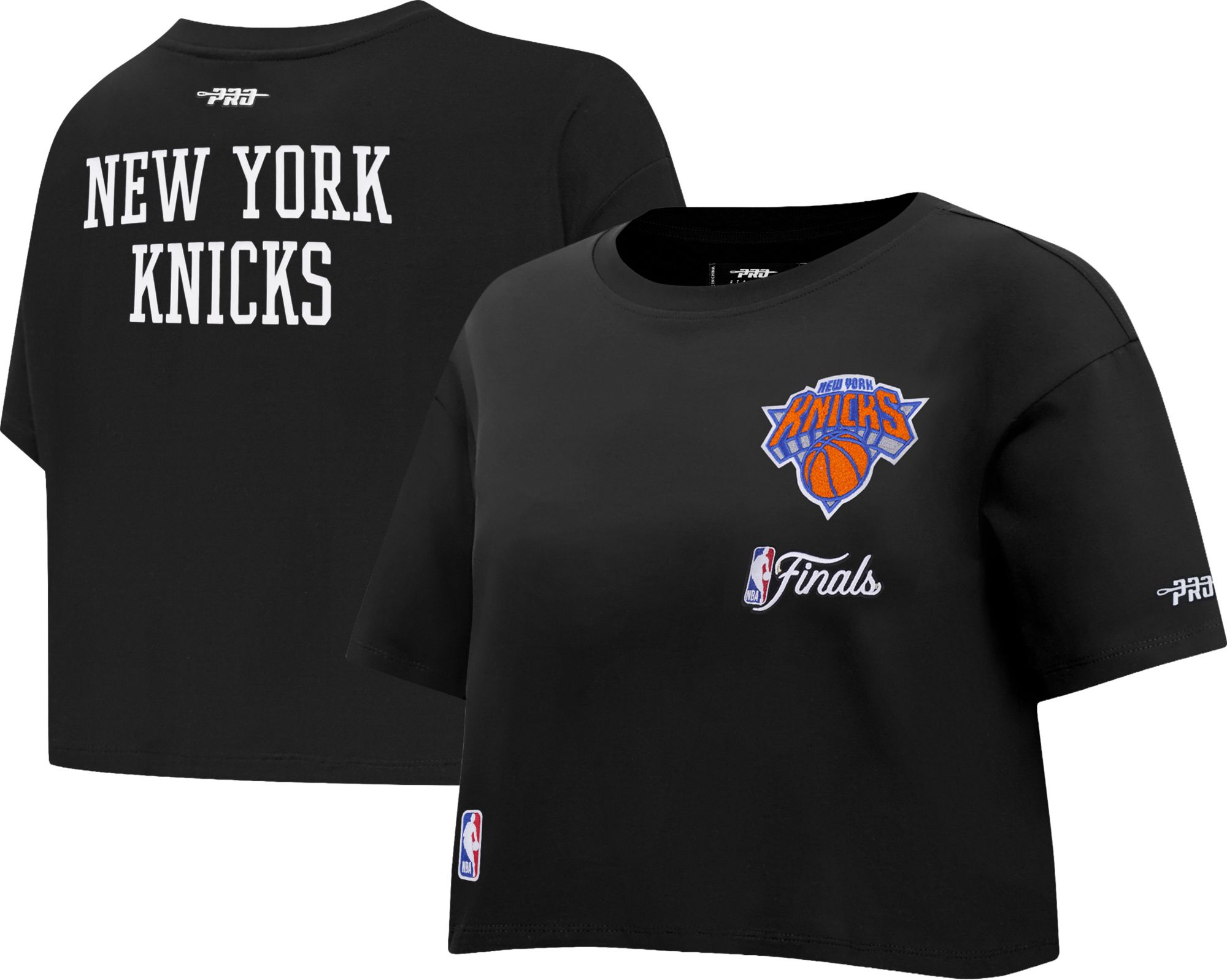 Pro Standard Women's 2026 NBA Champions New York Knicks Boxy Black