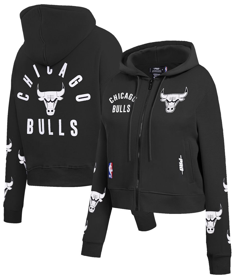 Pro Standard Women's Chicago Bulls All Pro Full-Zip Hoodie