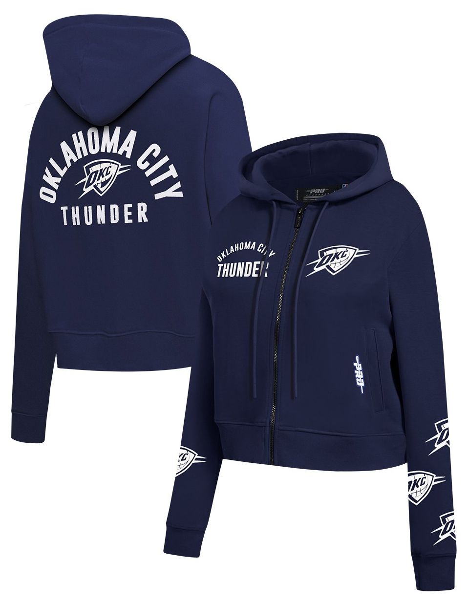 Pro Standard Women's Oklahoma City Thunder All Pro Full-Zip Hoodie