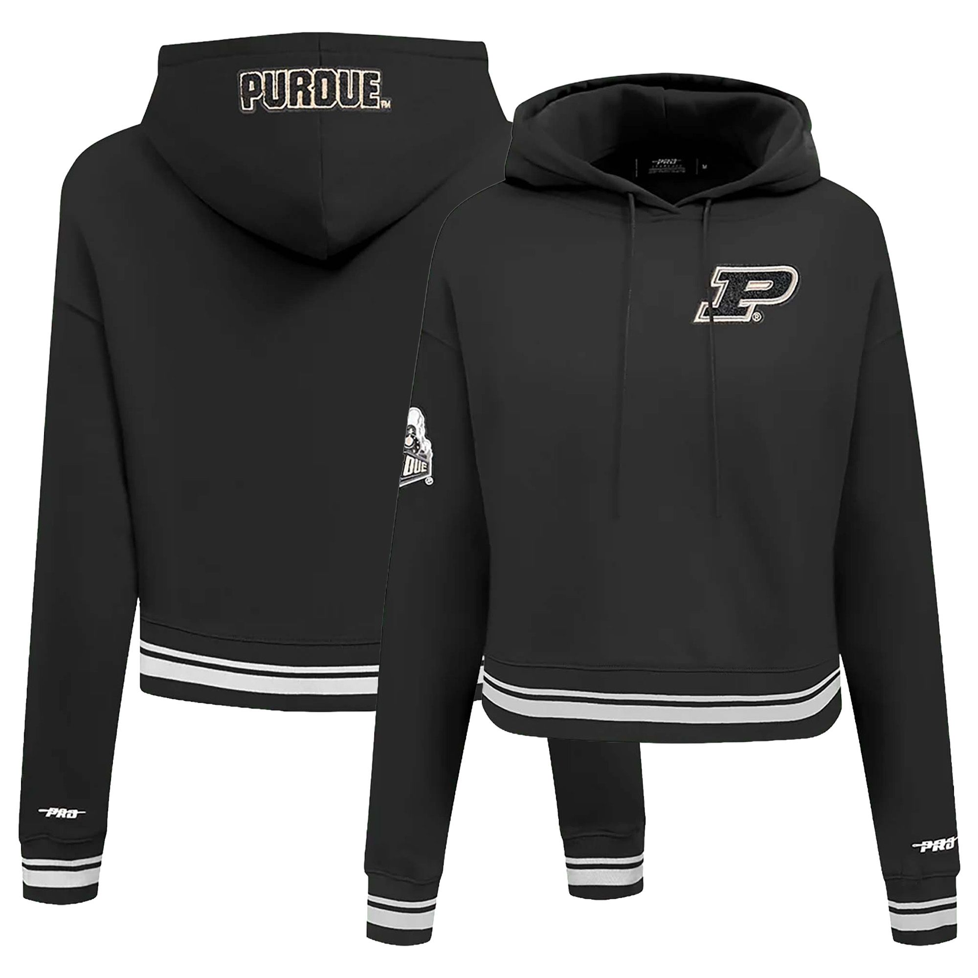 Pro Standard Women's Purdue Boilermakers Classic Chenille Cropped