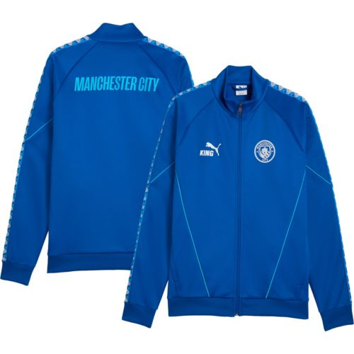 PUMA Adult Manchester City Black 2026 Warm-Up 1/4 Zip Jacket