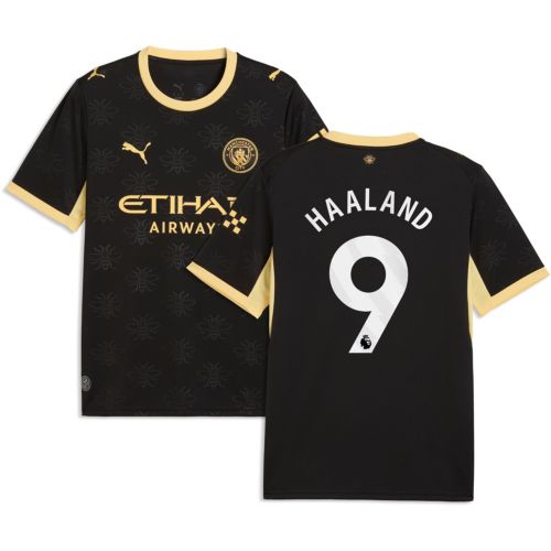 PUMA Youth Manchester City Erling Haaland 2026 Away Replica Jersey