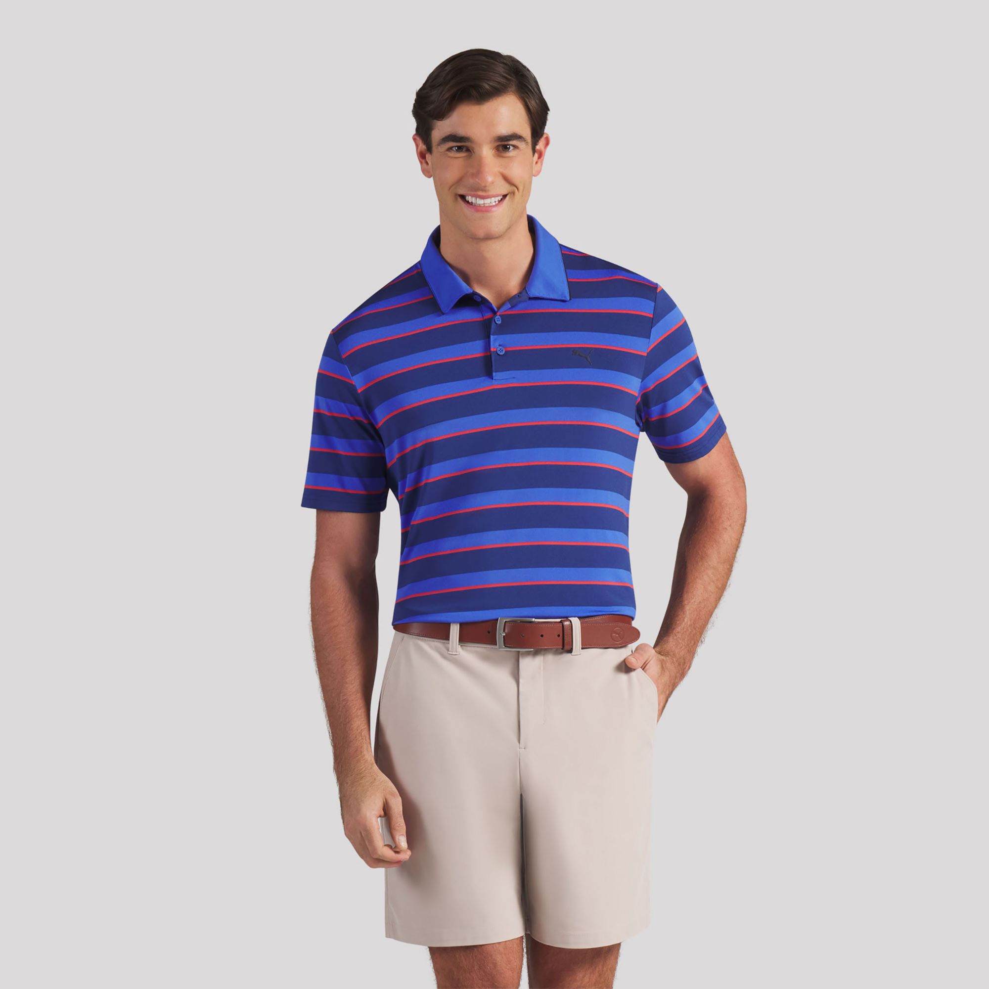 PUMA Men's CLOUDSPUN Stripe Golf Polo product image