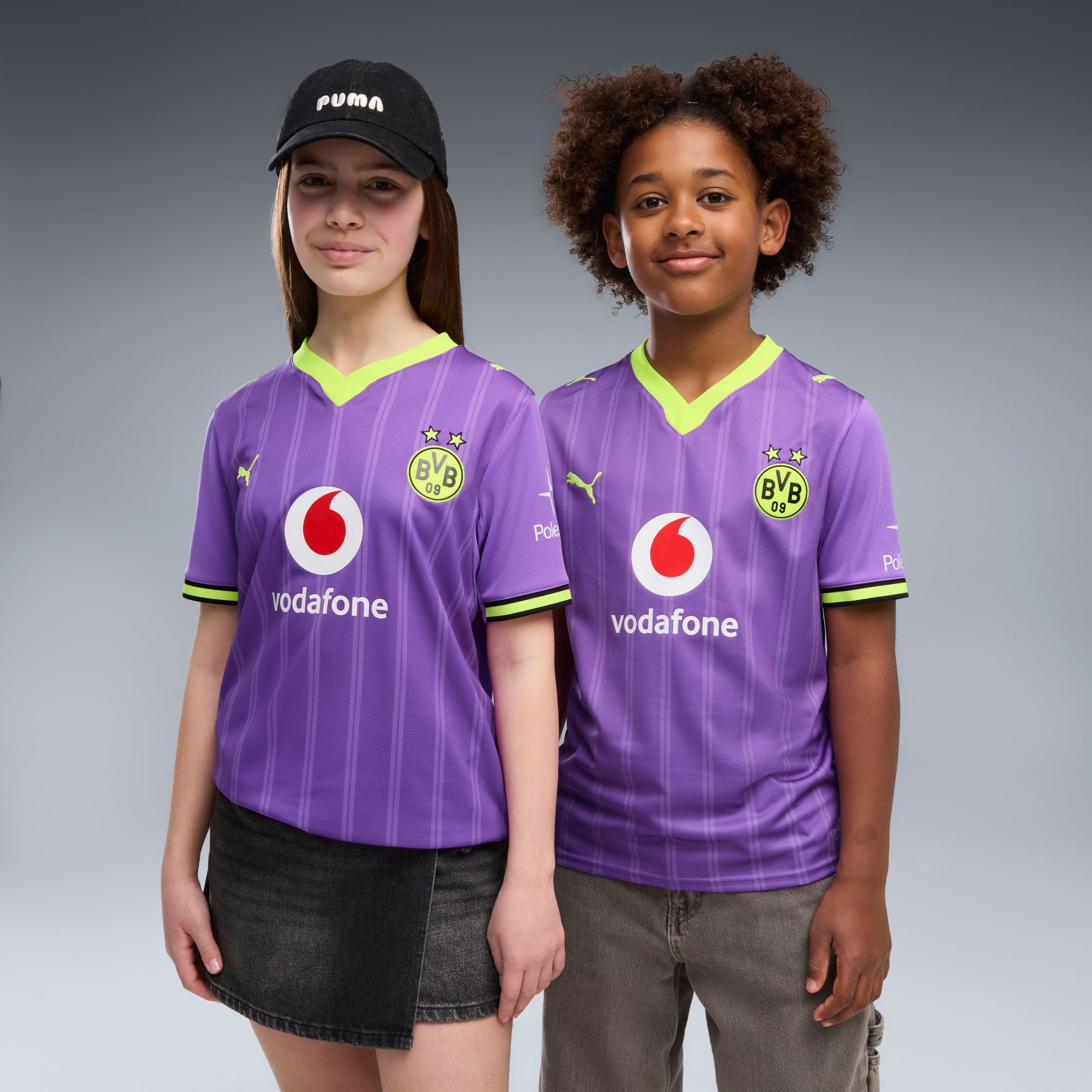 PUMA Youth Borussia Dortmund Purple 2026 Third Replica Jersey