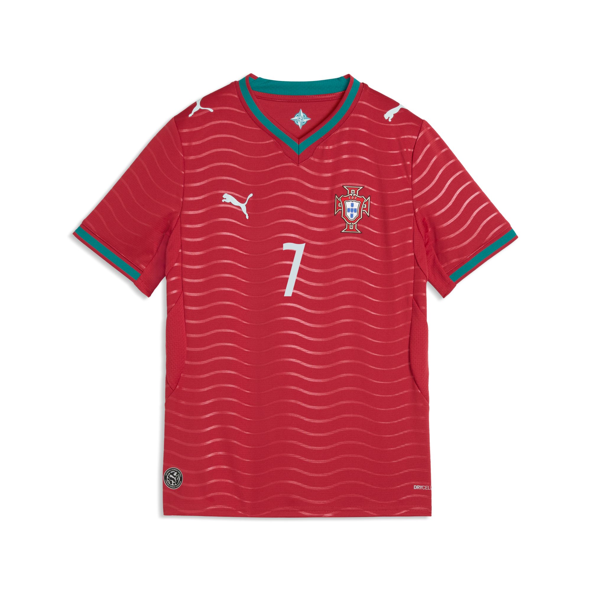 PUMA Toddler Portugal 2025-26 Cristiano Ronaldo #7 Red Home Replica Jersey product image