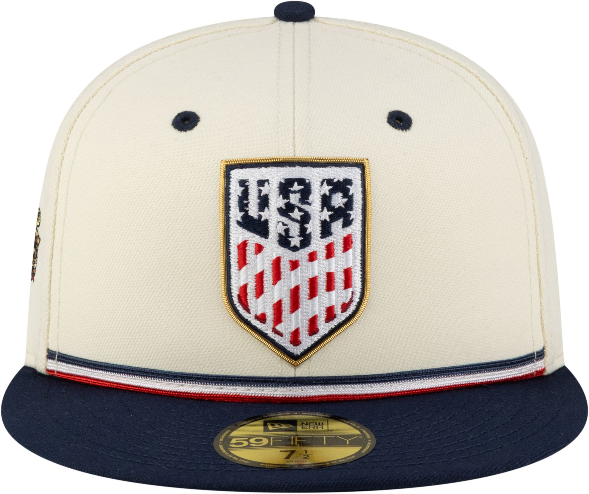New Era Adult USMNT White 59Fifty Fitted Hat product image
