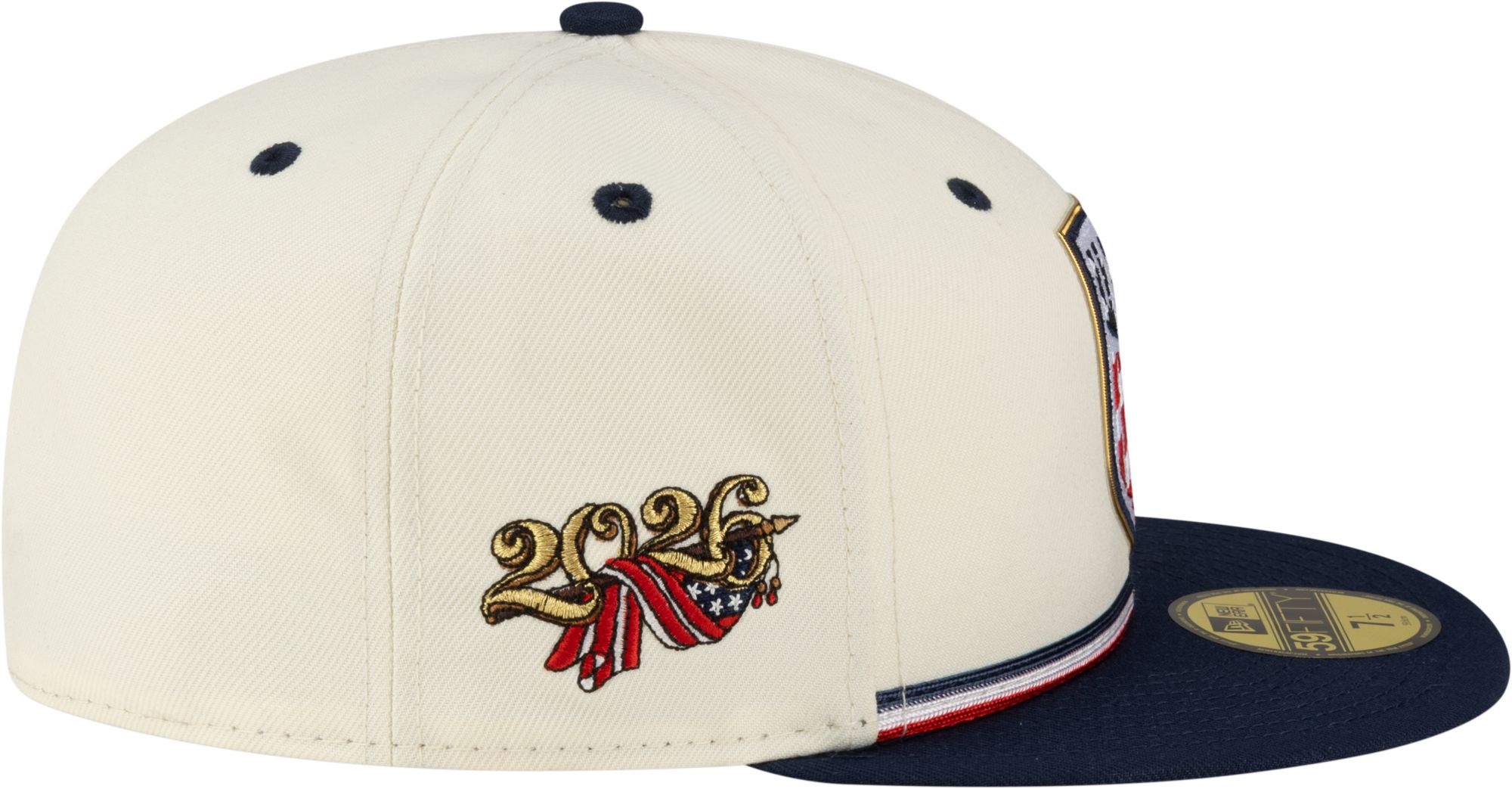 New Era Adult USMNT White 59Fifty Fitted Hat product image