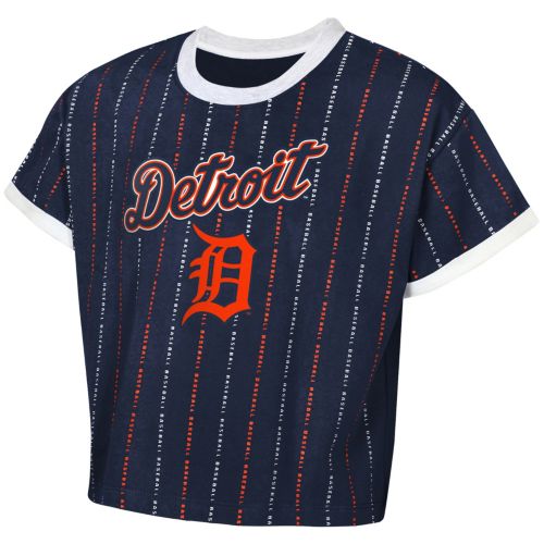 Pro Standard Youth Detroit Tigers Midnight Navy Script Tail T