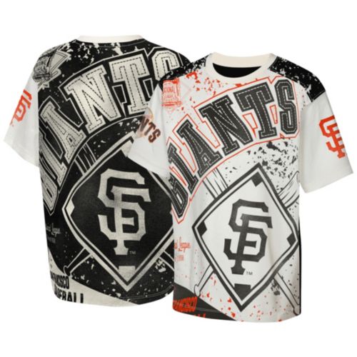 MLB Team Apparel Youth San Francisco Giants Black Splitter T-Shirt
