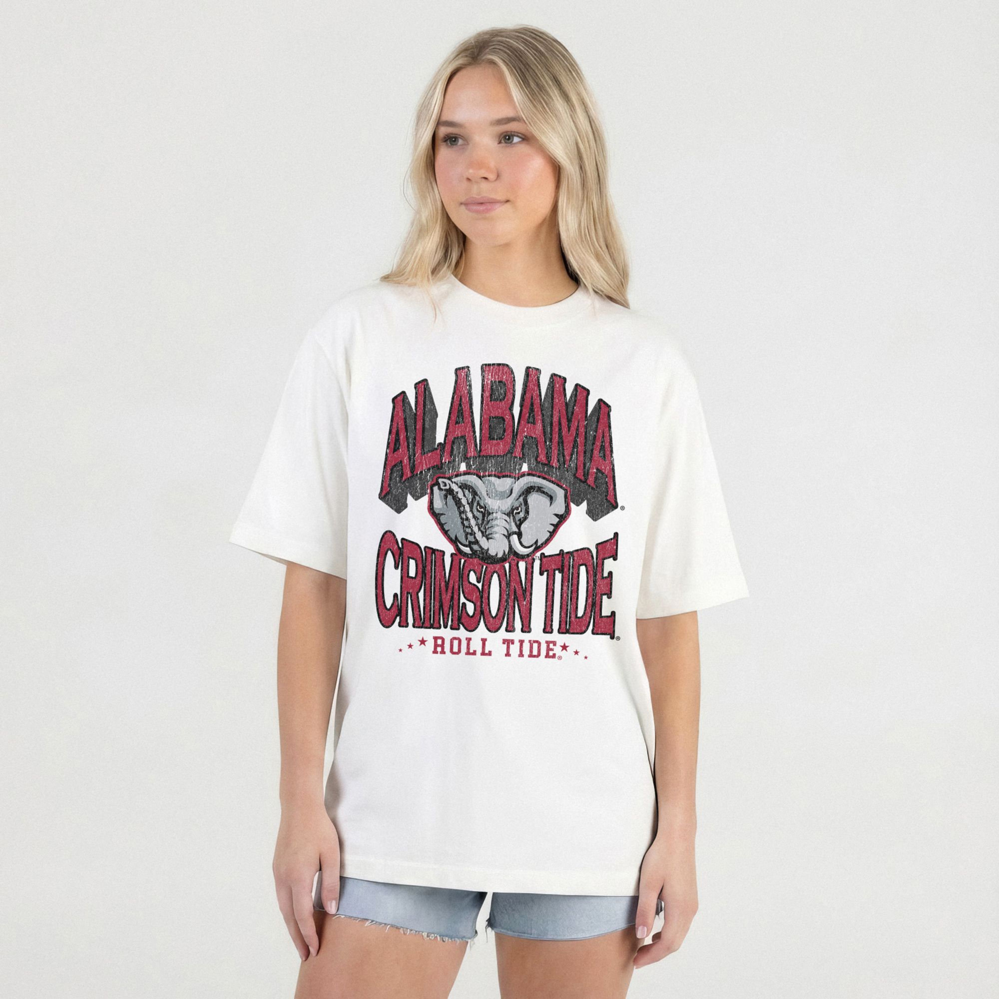 Gameday Couture Women's Alabama Crimson Tide White Oversized T-Shirt product image