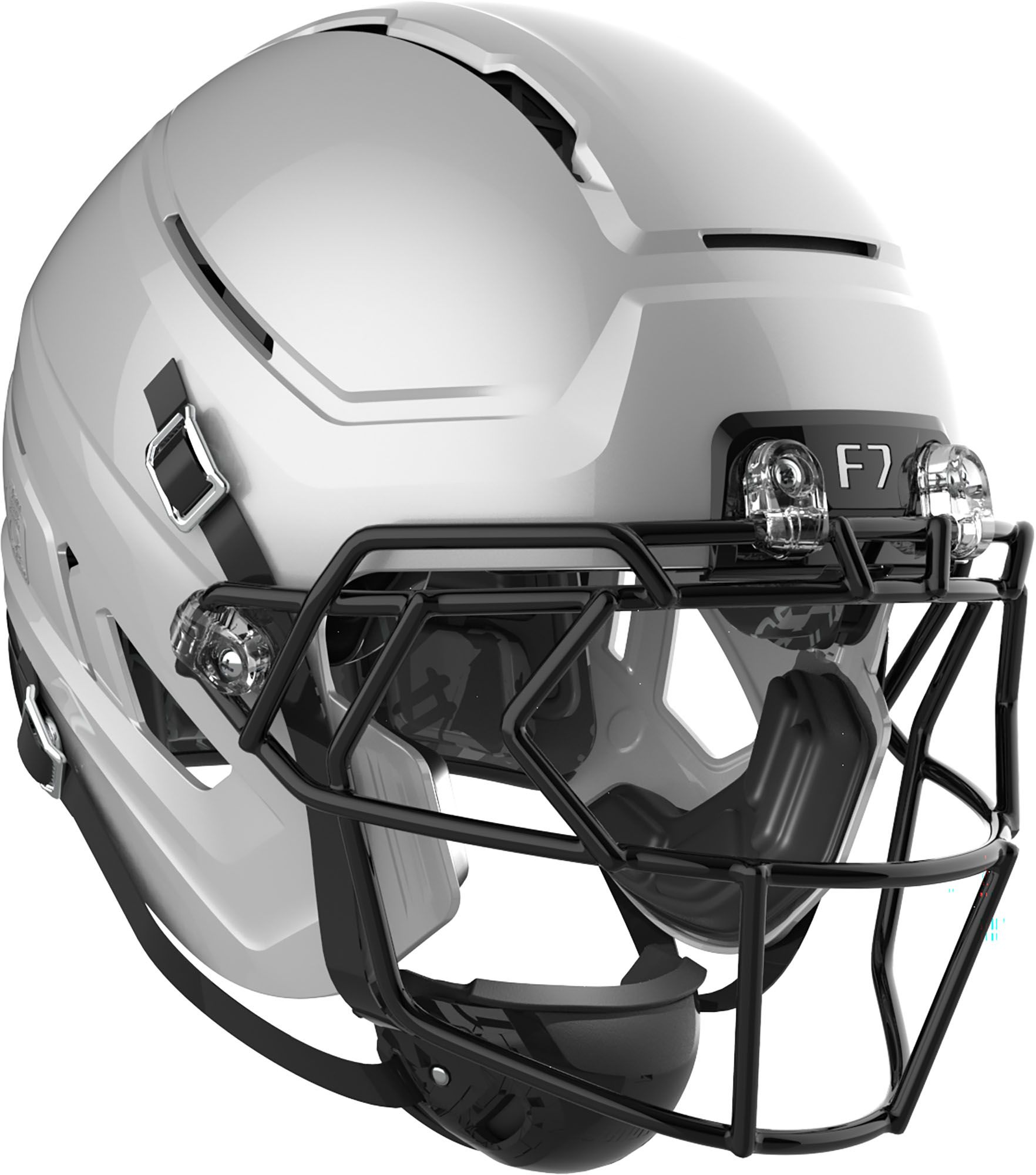 f7 helmet face mask Schutt Youth Air Molded Gloss White Football S Meeting NOCSAE youth standards SCHUTT F7 helmet and facemask