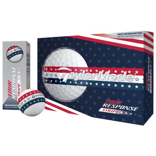 TaylorMade 2025 Tour Response USA Stripe Golf Balls | Dick's