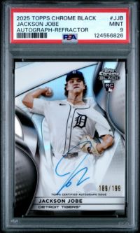 2025 Topps Chrome Black Autographs Jjb Jackson Jobe Refractor PSA