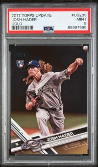 2017 Topps Update Us209 Josh Hader Gold PSA 9 | Dick's Sporting Goods