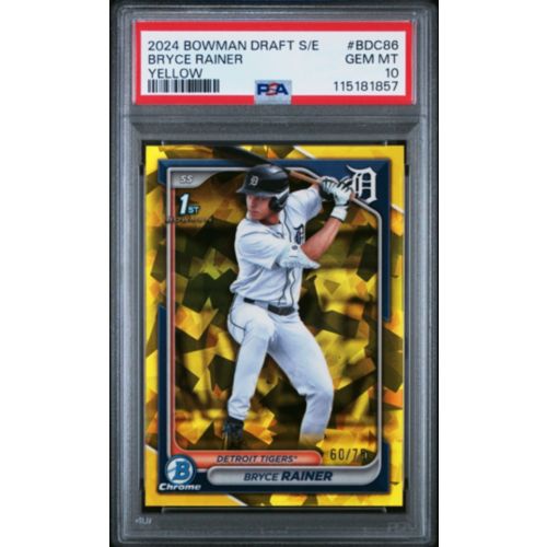 2024 Bowman Draft Sapphire Edition Bdc55 Chase Burns PSA 10