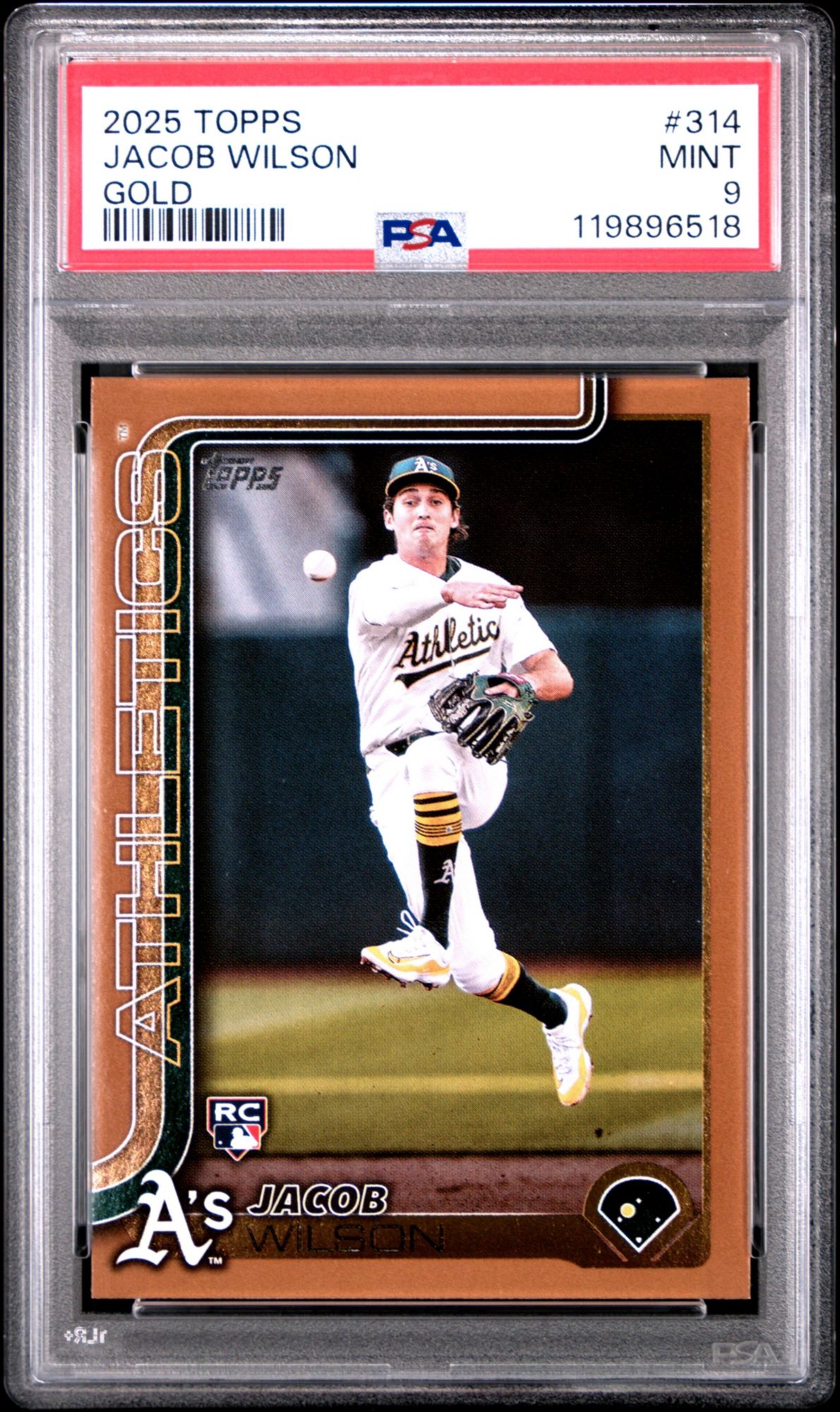jacob wilson mtg card 2025 Topps Series 1#314 Rookie : Collectibles & Fine Art Jacob Wilson - 2024 MLB