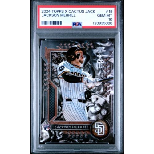 2025 Topps Training Grounds Tg18 James Wood Gold Foil PSA 10