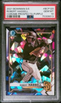 2021 Bowman Sapphire Edition Chrome Prospects Bcp120 Robert