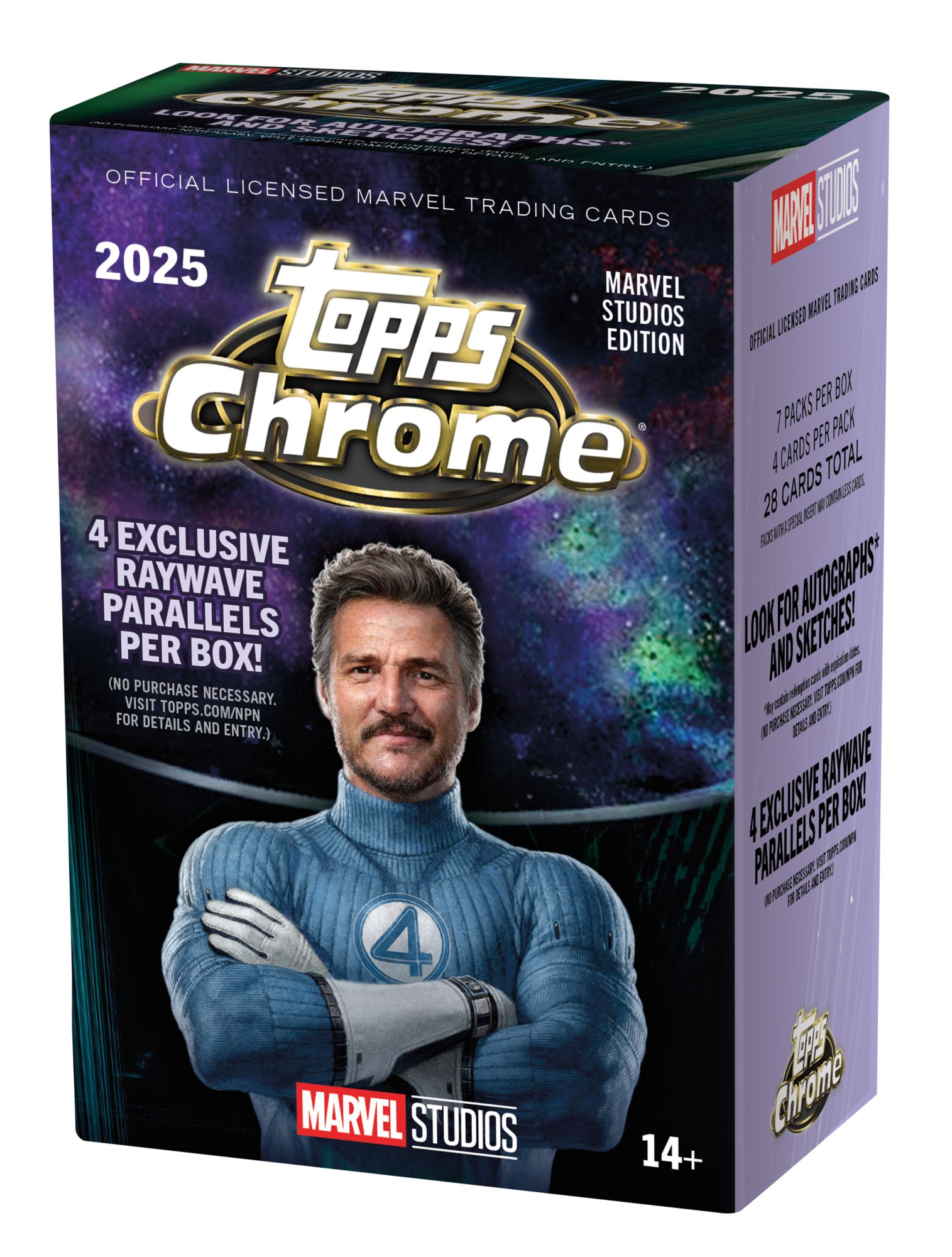 2025 Topps Chrome Marvel Studios Value Box product image