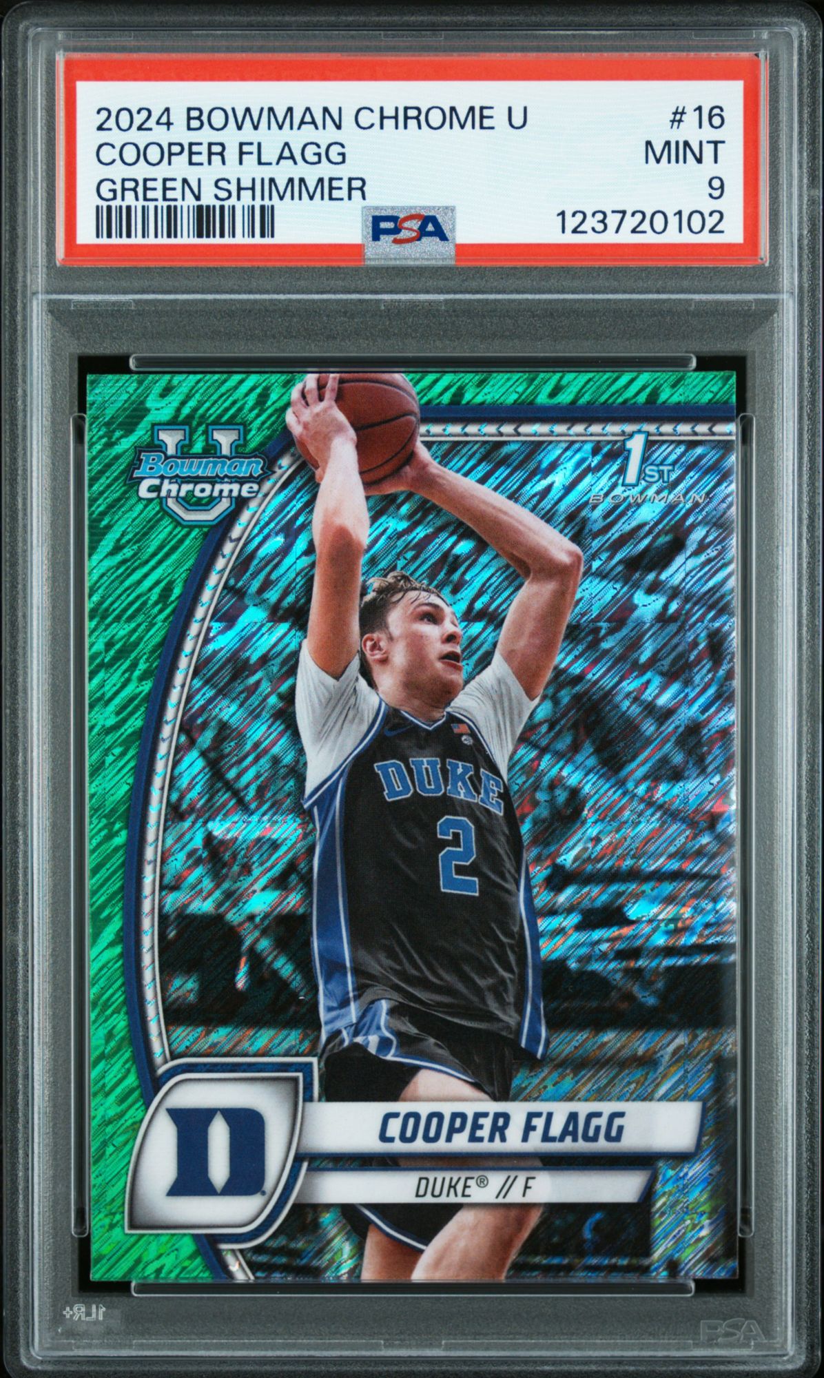 2024 Bowman Chrome University 16 Cooper Flagg PSA 10 product image