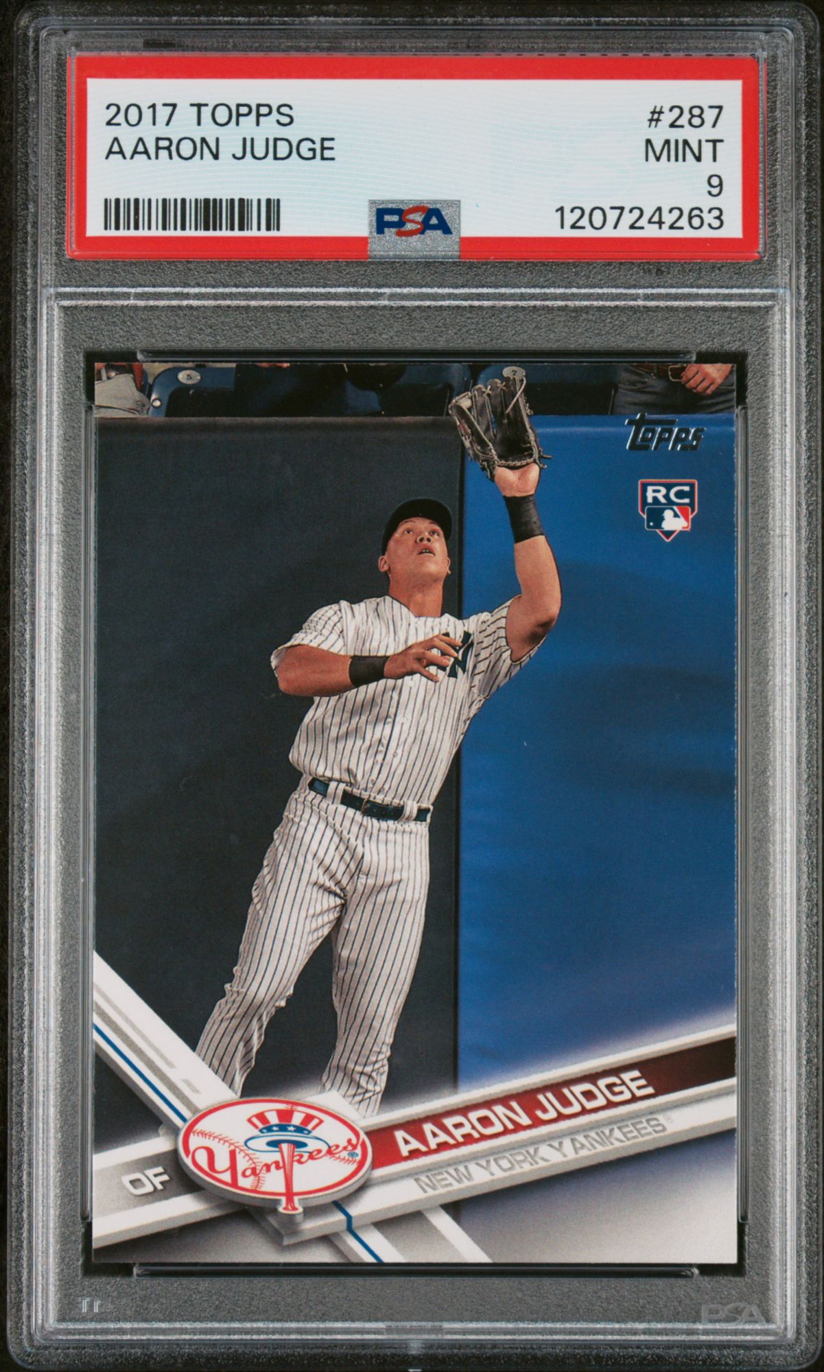 2017 Topps 287 Aaron Judge PSA 9 product image