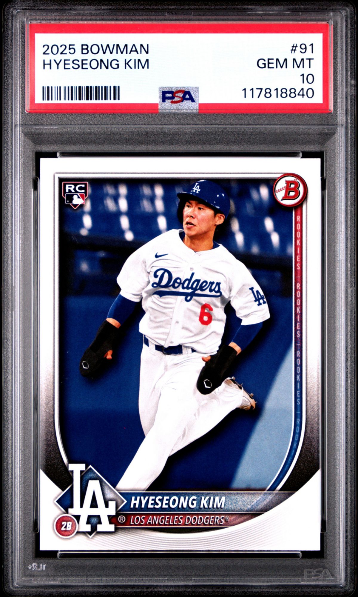 2025 Bowman 91 Hyeseong Kim PSA 10 product image