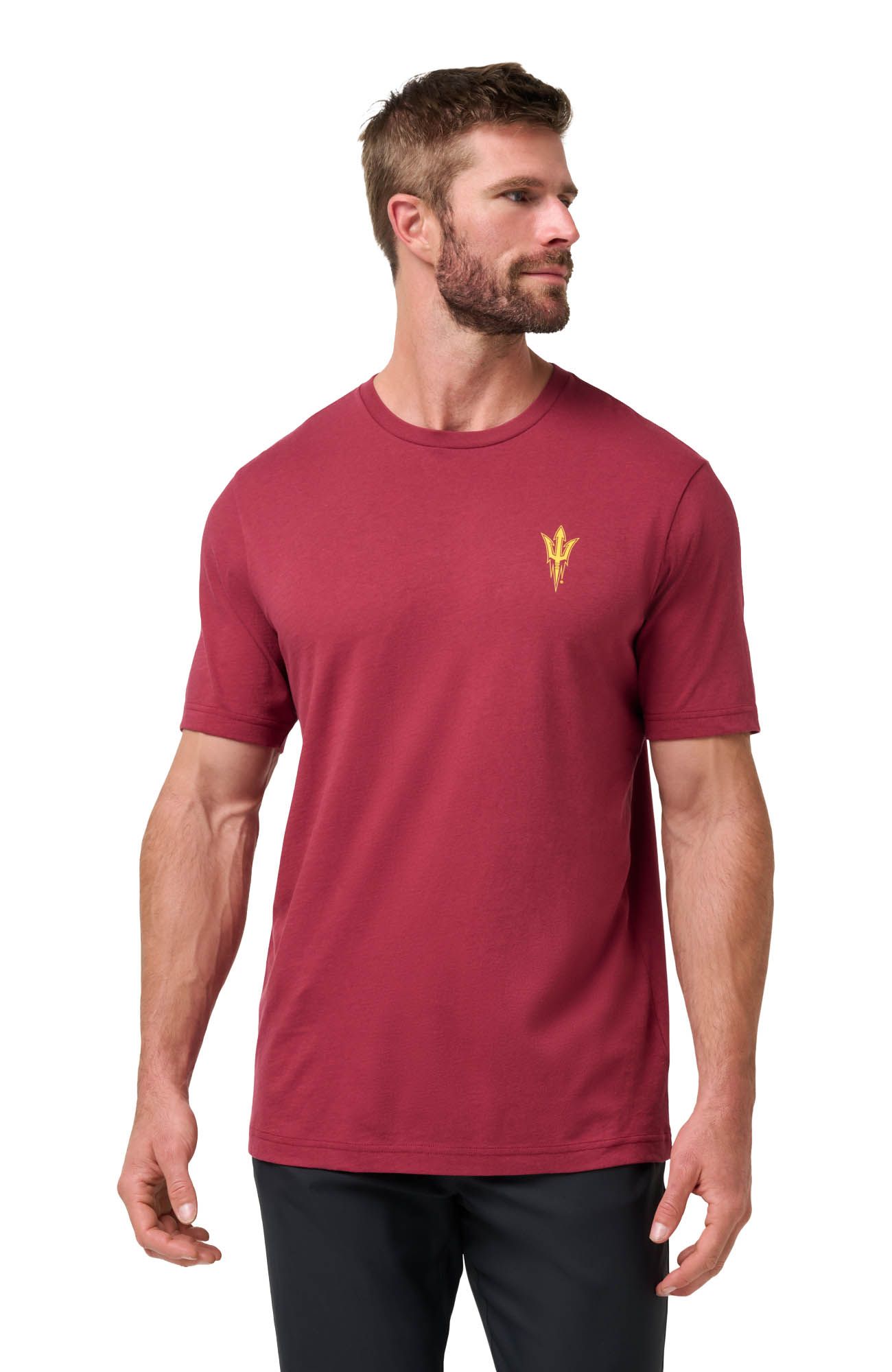TravisMathew Men's Arizona State Sun Devils Cordovan Student