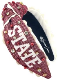 NEW Brianna Cannon Oklahoma State Pokes Cross Stitch Embellished Headband $85 Oklahoma State Adult Size POKES Cross Stitch Headband  main image 3