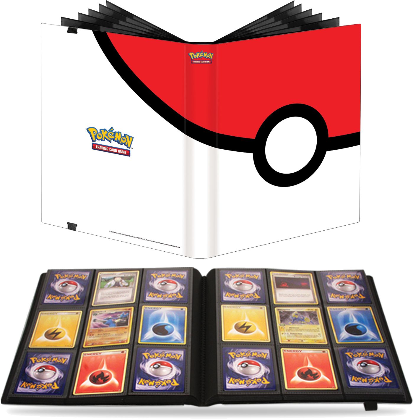 ultrapro cards pokemon premium pro binder Ultra PRO: 9-Pocket The design of the side Ultra Pro Pokemon Card Binder
