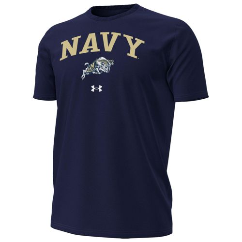 Under Armour Boys' Navy Midshipmen Navy Sideline T-Shirt | Dick's