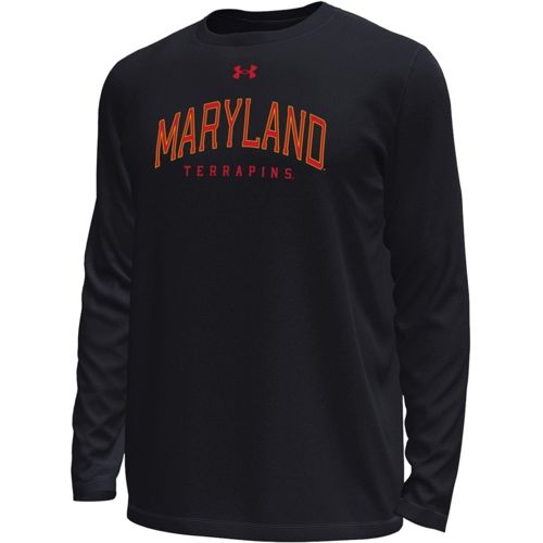 Under Armour Men's Maryland Terrapins Black Coach Locksley 1/4 Zip