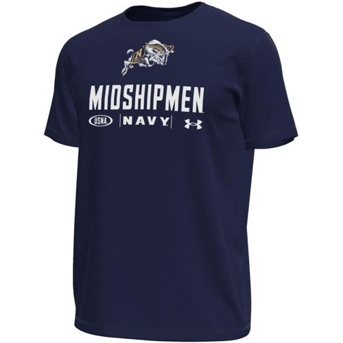 Under Armour Boys' Navy Midshipmen Navy Sideline T-Shirt | Dick's