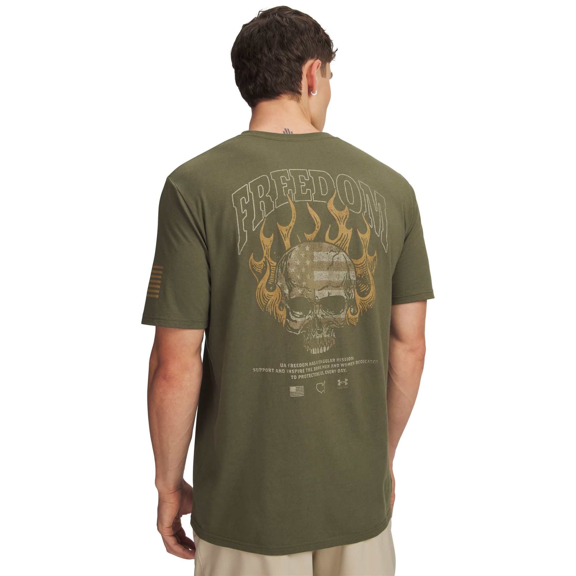 Under Armour Men's Freedom Fire Skull Graphic T-Shirt product image