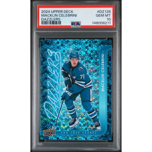2025 Upper Deck UD Canvas C-96 Zayne Parekh Black & White PSA 10