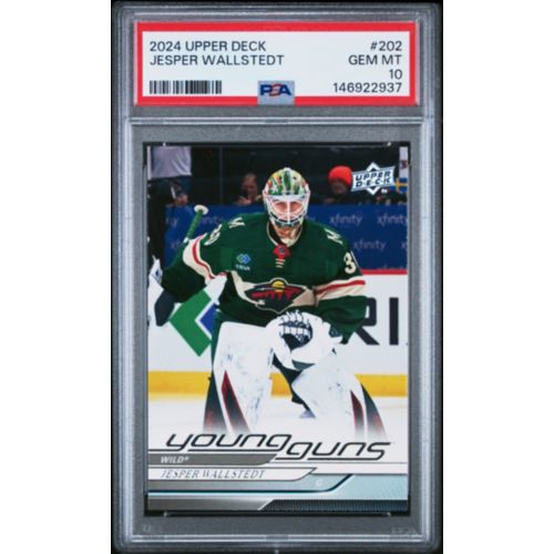 2025 Upper Deck UD Canvas C-96 Zayne Parekh Black & White PSA 10