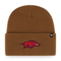 Carhartt x '47 Arkansas Razorbacks Brown Cuffed Knit Beanie | Dick's ...