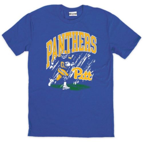 NCAA Youth Pitt Panthers Royal Chrome Header T-Shirt | Dick's