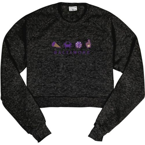 トップス chiiiibag Logo Crewneck Sweat Where I'm From Women's Philadelphia Icon Cropped Crewneck