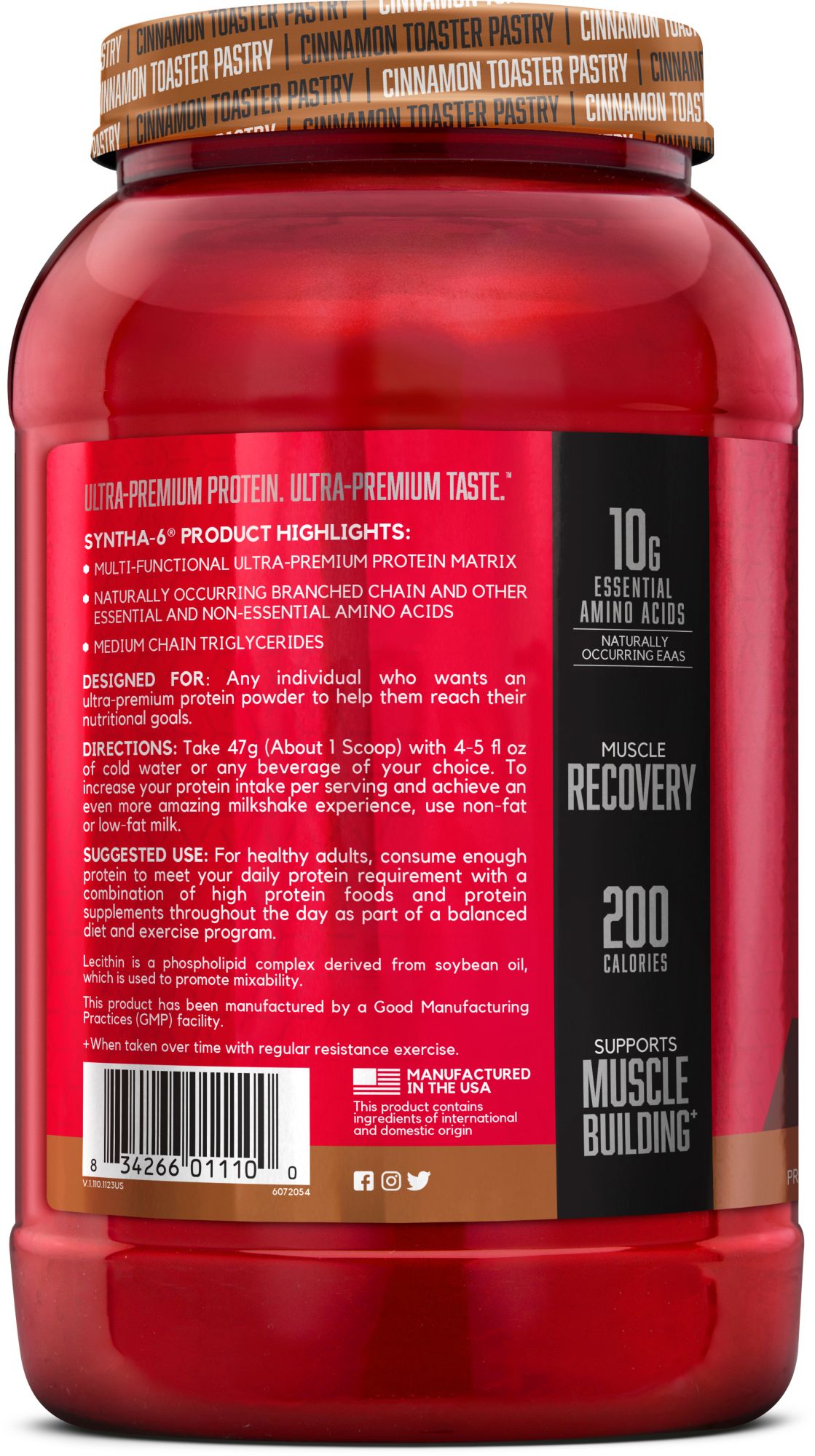 BSN SYNTHA 6 2.91lb Protein Powder product image