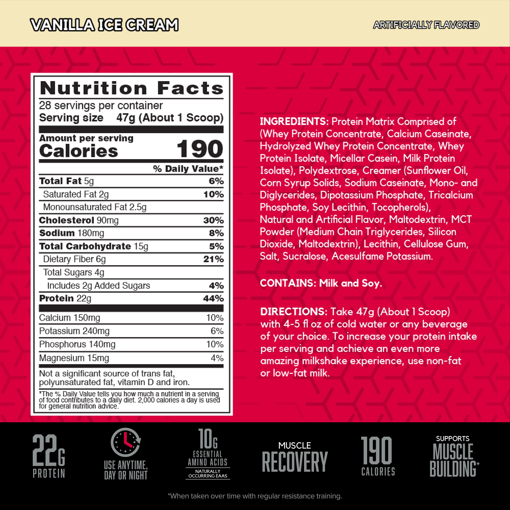 BSN® Syntha-6™ Vanilla Ice Cream Protein Powder 28 Servings product image